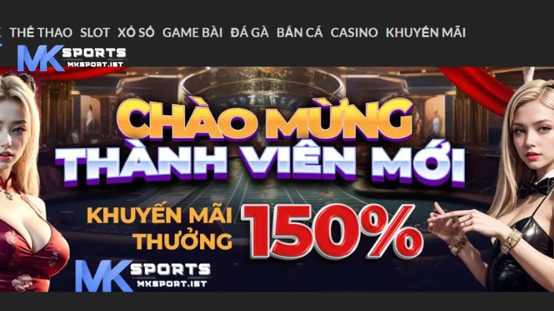 Khuyến mãi thành viên mới của Mksport cực hấp dẫn. 